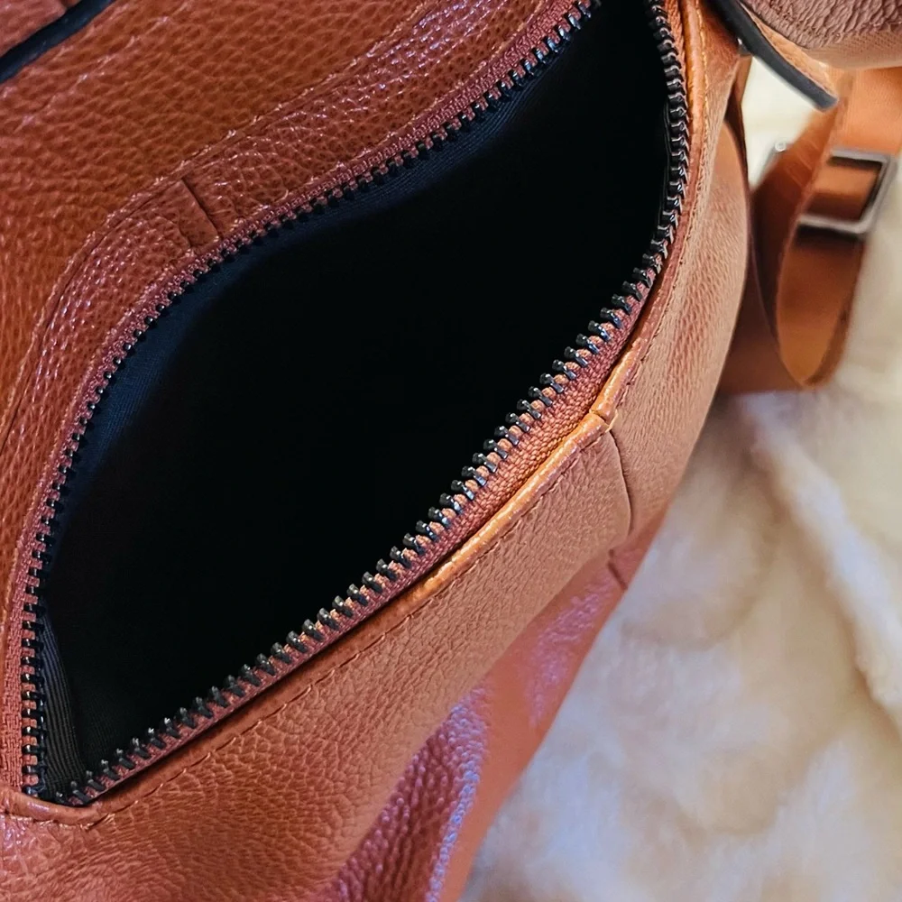 S-ZONE Women Genuine Leather Backpack Casual Convertible Shoulder Bag Purse